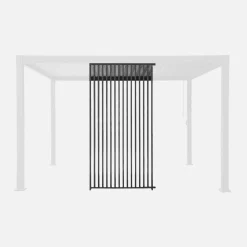 Vertical louver panel aluminium 130 cm for Triomphe pergola