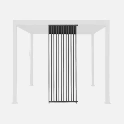 Vertical louver panel aluminium 100 cm for Triomphe pergola