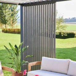 Vertical louver panel aluminium 100 cm for Triomphe pergola