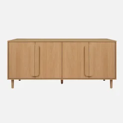 Vintage wood effect sideboard with 4 doors