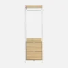 Wardrobe module with 2 drawers and 1 shelf
