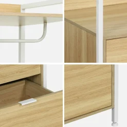 Wardrobe module with 2 drawers and 1 shelf