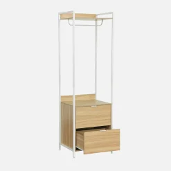 Wardrobe module with 2 drawers and 1 shelf