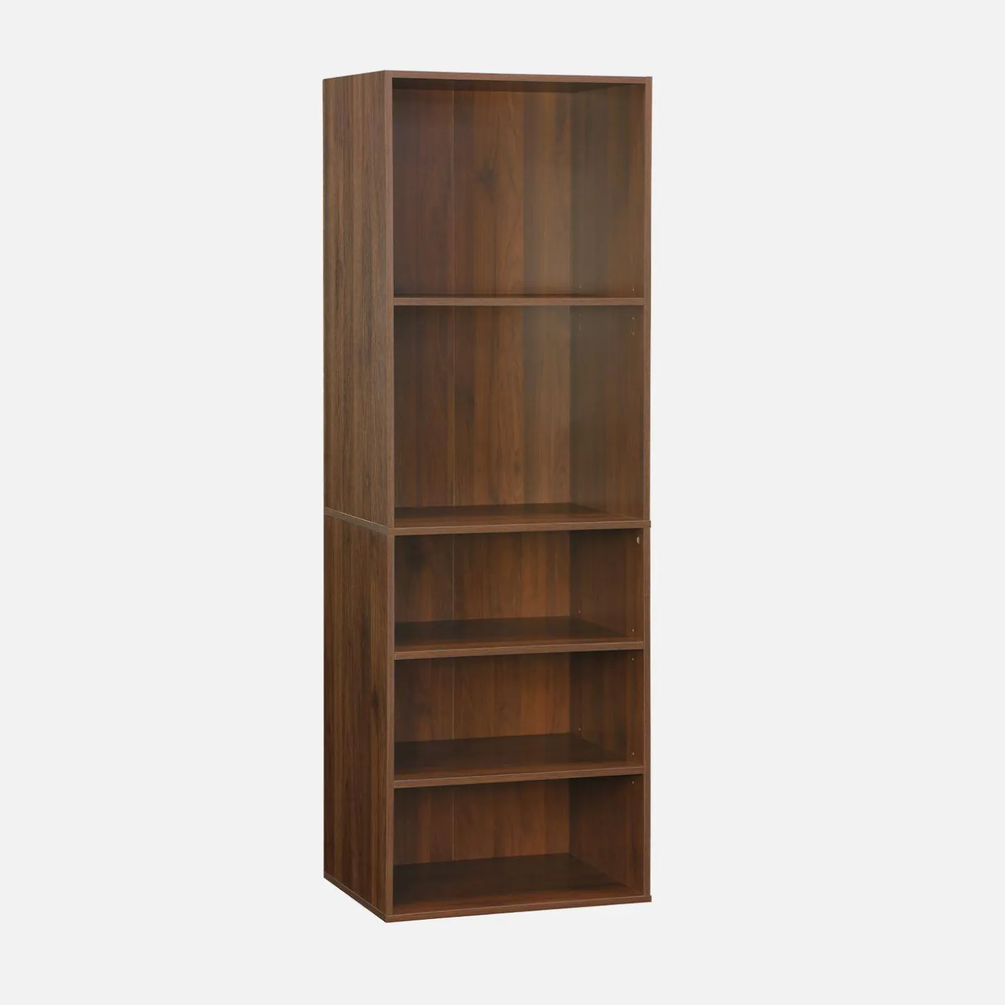 Wardrobe module with 5 shelves wood decor