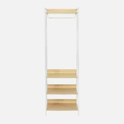 Wardrobe module with 1 wardrobe and 3 shelves