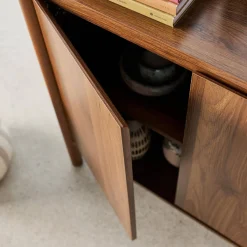 Wood decor buffet 2 doors 80cm