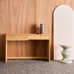 Wood Decor Console 2 Drawers 120 cm