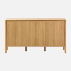 Wood decor sideboard 3 doors 140cm
