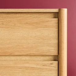Wood decor sideboard 2 doors 3 drawers 150cm