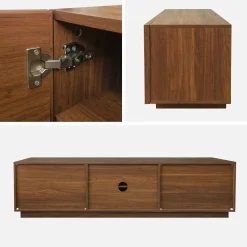 Wood decor TV stand 3 doors 180cm