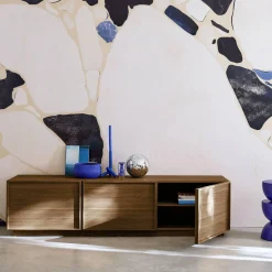 Wood decor TV stand 3 doors 180cm