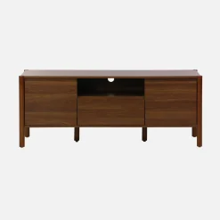 Wood decor TV stand 2 doors 1 drawer 140cm