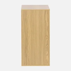 Wood effect storage unit, 2 doors, 70cm