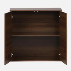 Wood effect storage unit, 2 doors, 70cm