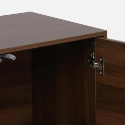 Wood effect storage unit, 2 doors, 70cm