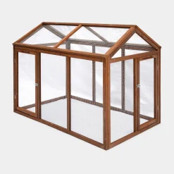 Wooden chicken run for 3 chickens