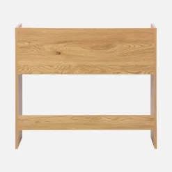 Wooden decor desk with 2 storage compartments