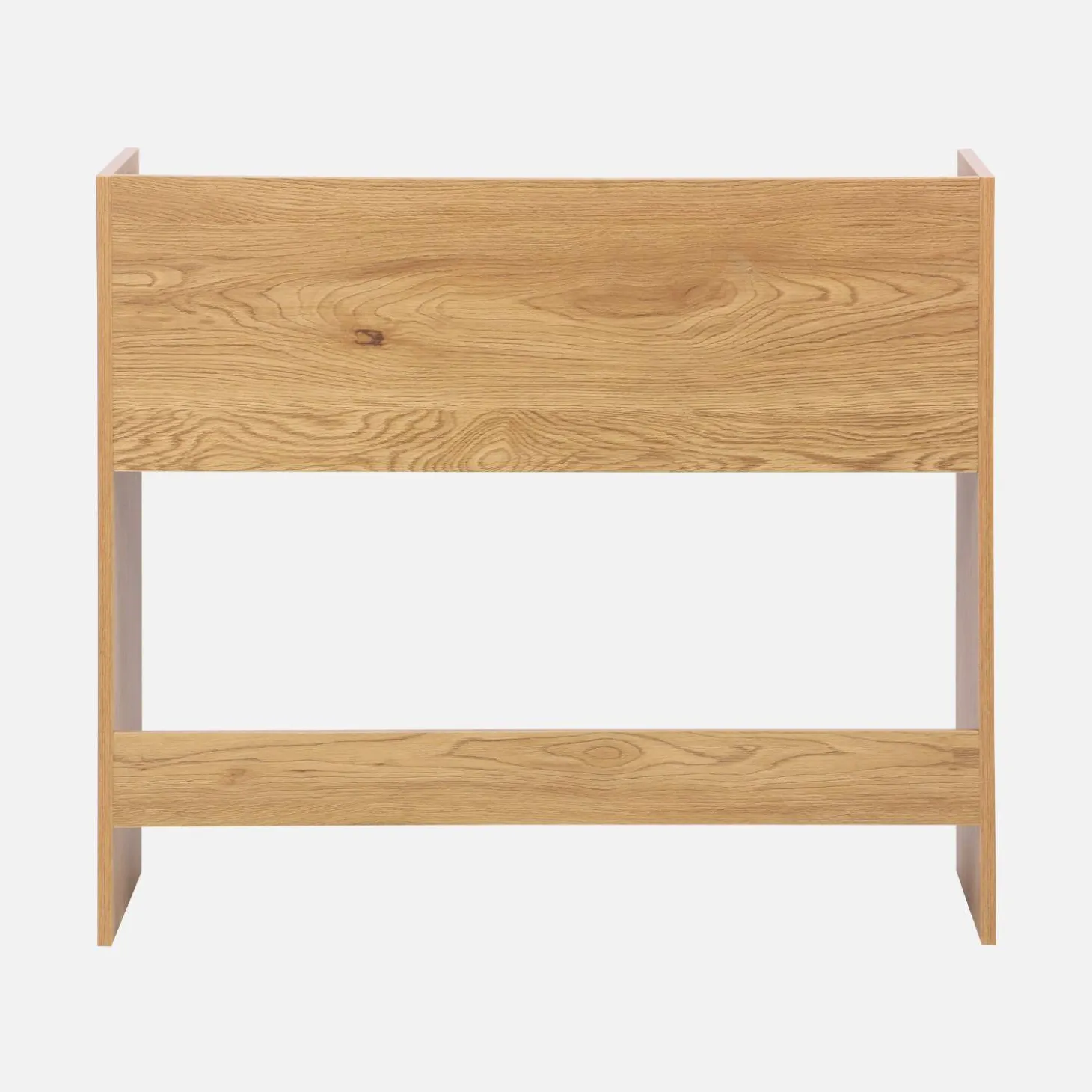 Wooden decor desk with 2 storage compartments
