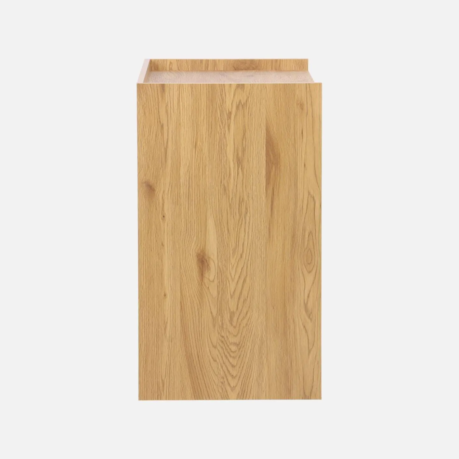 Wooden decor desk with 2 storage compartments