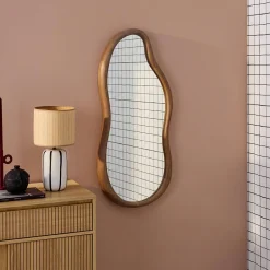 Wooden mirror
