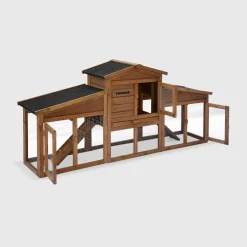 Wooden rabbit hutch