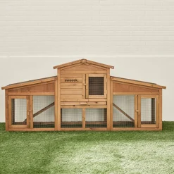 Wooden rabbit hutch