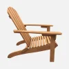 Wooden retro garden deck chair