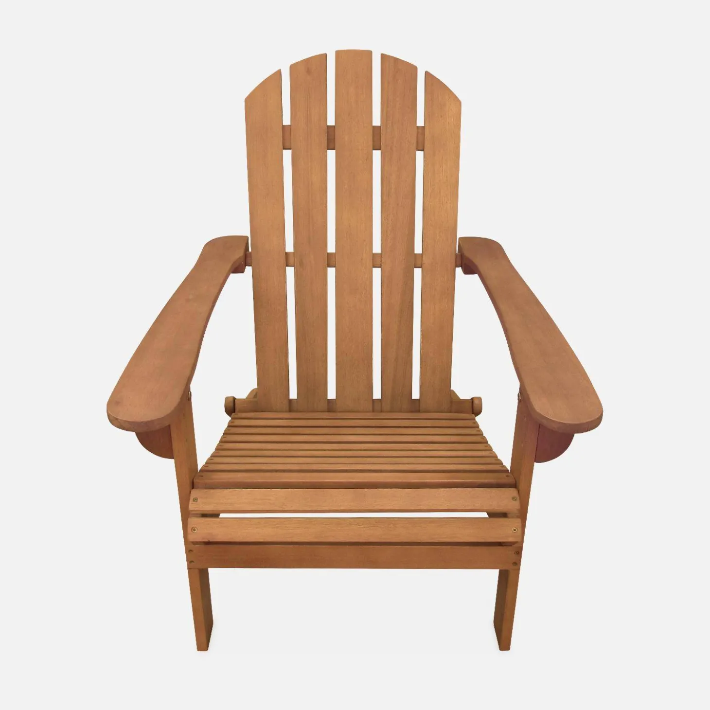 Wooden retro garden deck chair