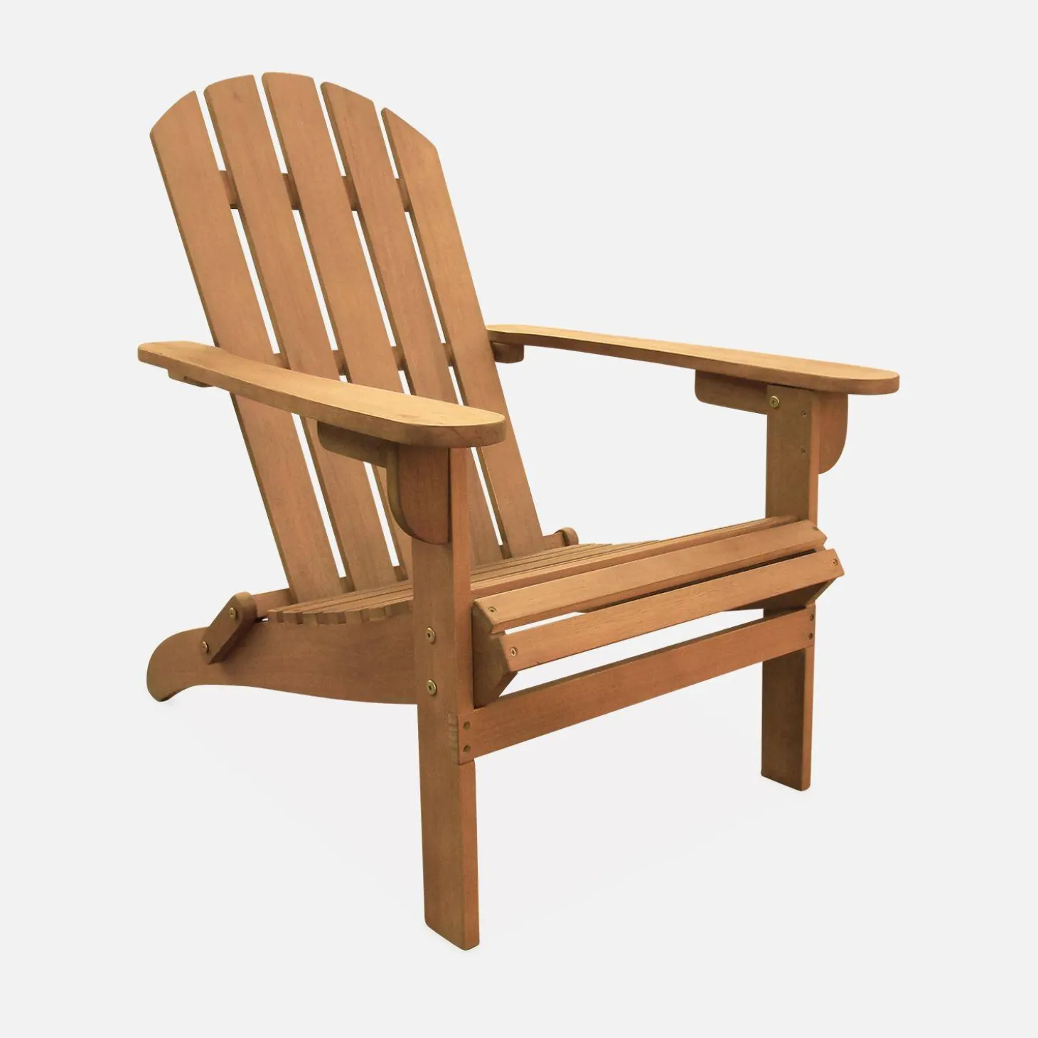 Wooden retro garden deck chair