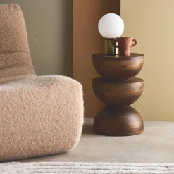 Wooden side table
