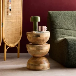 Wooden side table
