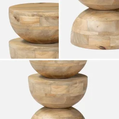 Wooden side table
