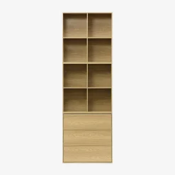 Wooden storage unit, 3 drawers