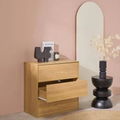 Wooden storage unit, 3 drawers