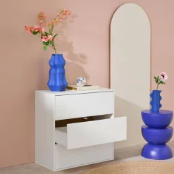 Wooden storage unit, 3 drawers