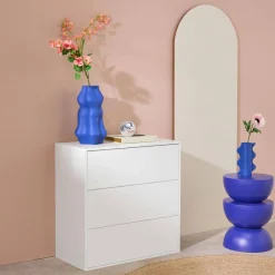 Wooden storage unit, 3 drawers
