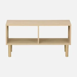Woven rattan coffee table