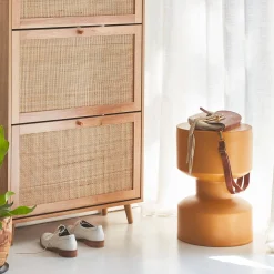 30x47cm metal side table
