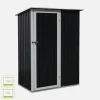 (4.6 x 3.1ft) 1.36m² metal garden storage shed