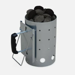 XL lighting chimney for charcoal barbecue, 20 x 30cm