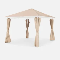 3x3m canopy roof and side curtain kit for Elusa