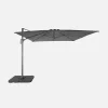 3x4m cantilever rectangular parasol + 50x50cm weighted slabs