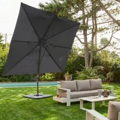 3x4m rectangular cantilever parasol