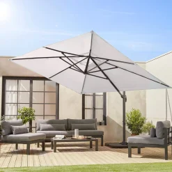 3x4m rectangular cantilever parasol