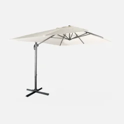 3x4m rectangular cantilever parasol