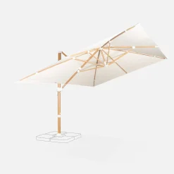 3x4m rectangular cantilever parasol