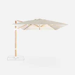 3x4m rectangular cantilever parasol