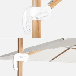 3x4m rectangular cantilever parasol