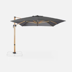 3x4m rectangular cantilever parasol