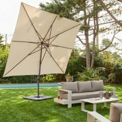 3x4m rectangular cantilever parasol